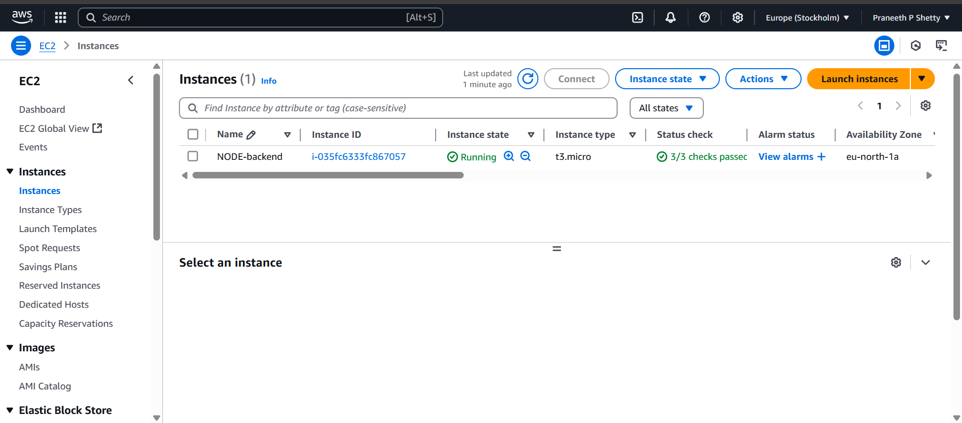Cloud Project-(AWS EC2 Instance)