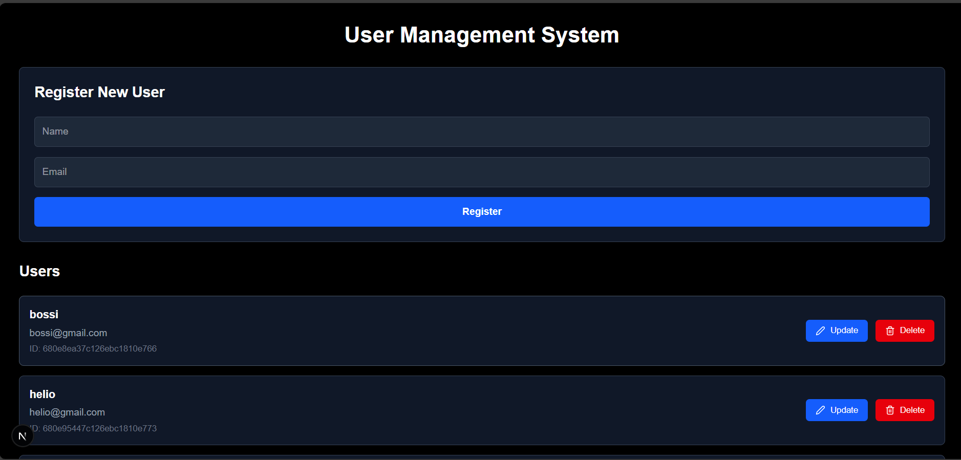 Create & Read Operations